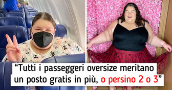 Una donna oversize chiede posti in aereo gratuiti per i viaggiatori più in carne dopo essere stata umiliata durante un volo