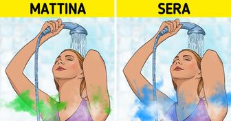 Perché è meglio lavarsi di sera