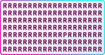 Test: Trova la lettera o il numero nascosto in meno di 5 secondi