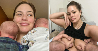 Ashley Graham spiega perché ha smesso di allattare i suoi gemelli di 5 mesi