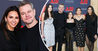 Le figlie di Matt Damon sono la copia carbone della sua splendida moglie e sono andate sul red carpet
