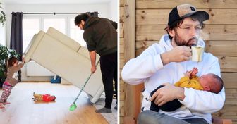 Un papà fa impazzire il Web con degli scherzi esilaranti alla domanda della sua ragazza: “Ehi, la bambina sta bene?”