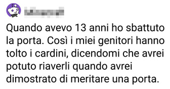 24 volte in cui i genitori hanno vinto l’epica “battaglia delle porte” contro gli adolescenti