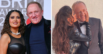 “Quello è tuo nonno?”: Salma Hayek condivide una foto con il marito e crea scompiglio tra i fan