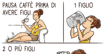 17 illustrazioni realistiche che mostrano la vita “prima” e “dopo” l’arrivo di un figlio