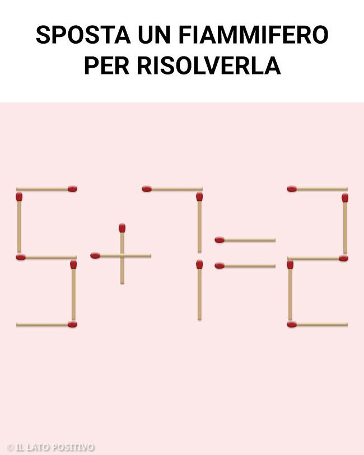 16 enigmi di fiammiferi per accendere il cervello