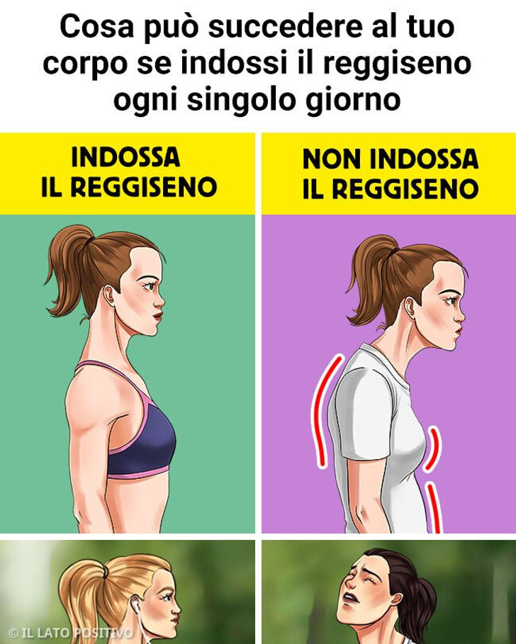 Cosa può succedere al tuo corpo se indossi il reggiseno ogni singolo giorno