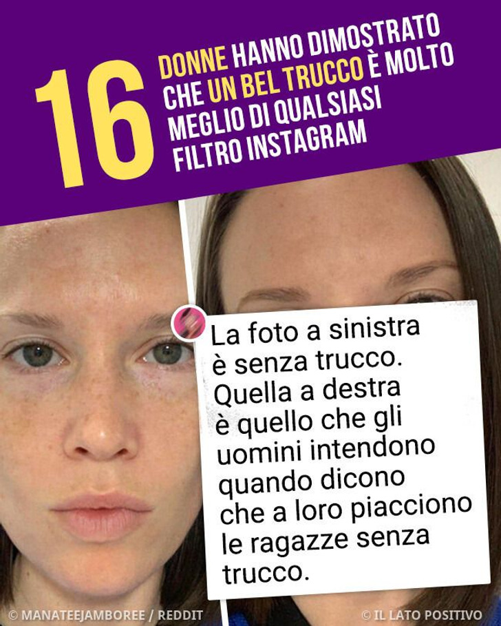 16 donne hanno dimostrato che un bel trucco è molto meglio di qualsiasi filtro instagram