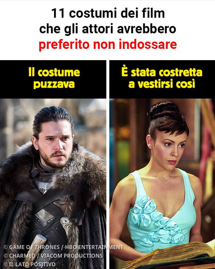 11 costumi dei film che gli attori avrebbero preferito non indossare