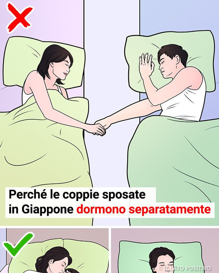 In Giappone le coppie sposate dormono separate