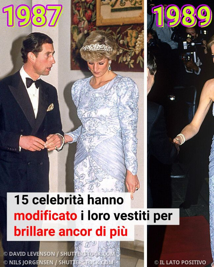 15 celebrità hanno modificato i loro vestiti per brillare ancor di più