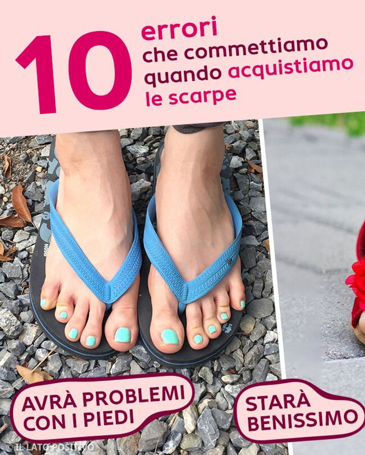 10 errori che commettiamo quando acquistiamo le scarpe