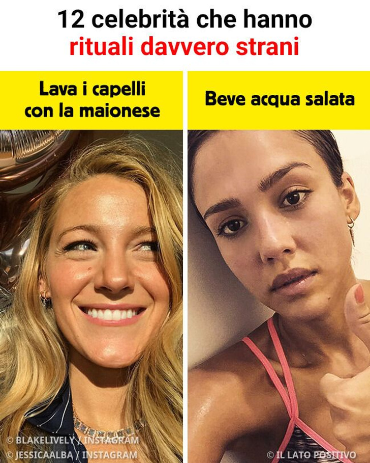 12 celebrità che hanno rituali davvero strani