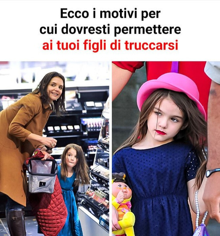 Ecco i motivi per cui dovresti permettere ai tuoi figli di truccarsi