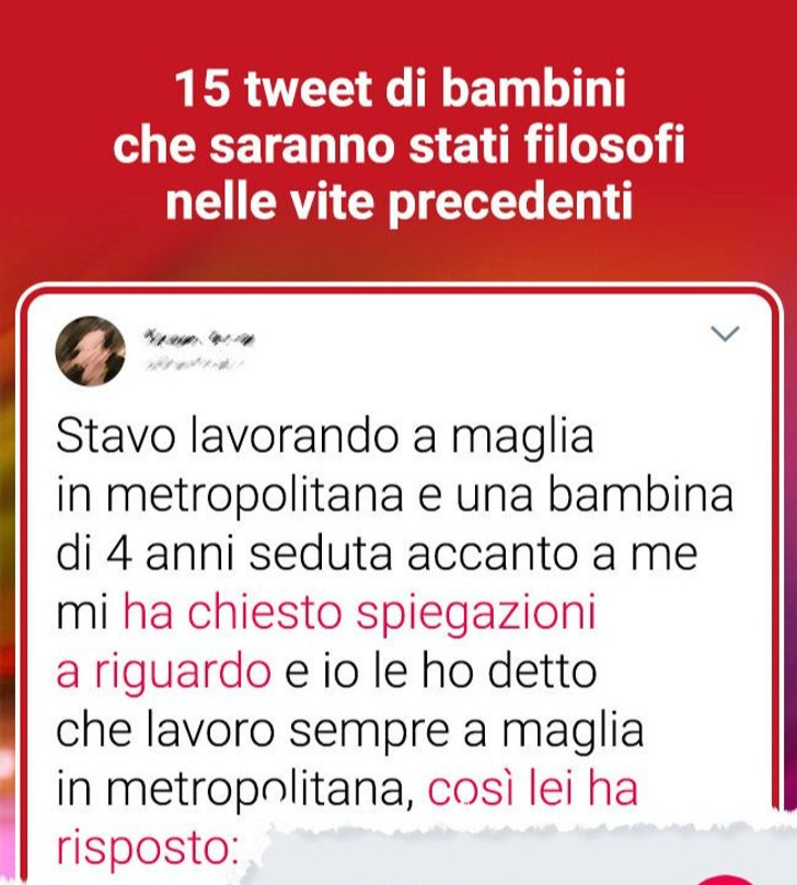 15 tweet di bambini che saranno stati filosofi nelle vite precedenti