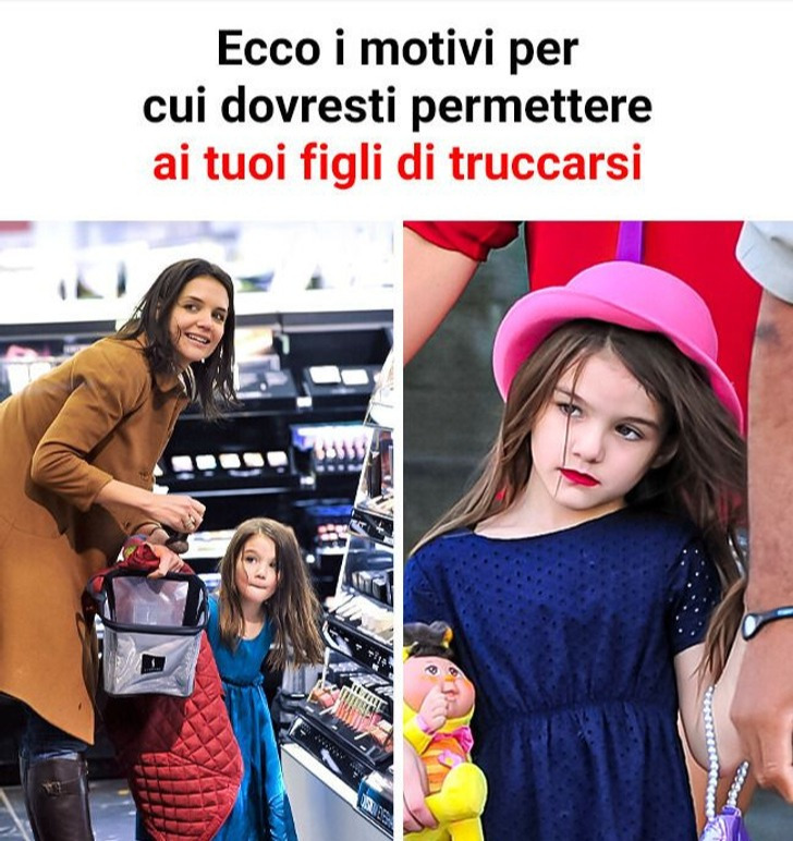 Ecco i motivi per cui dovresti permettere ai tuoi figli di truccarsi