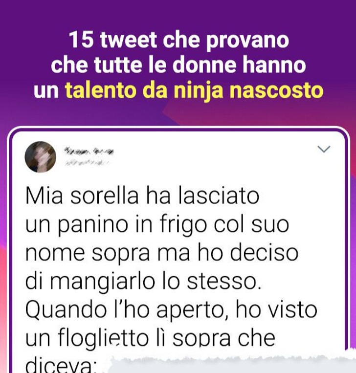 15 tweet che provano che tutte le donne hanno un talento da ninja nascosto
