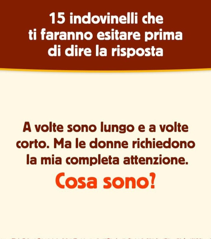 15 indovinelli che ti faranno esitare prima di dire la risposta