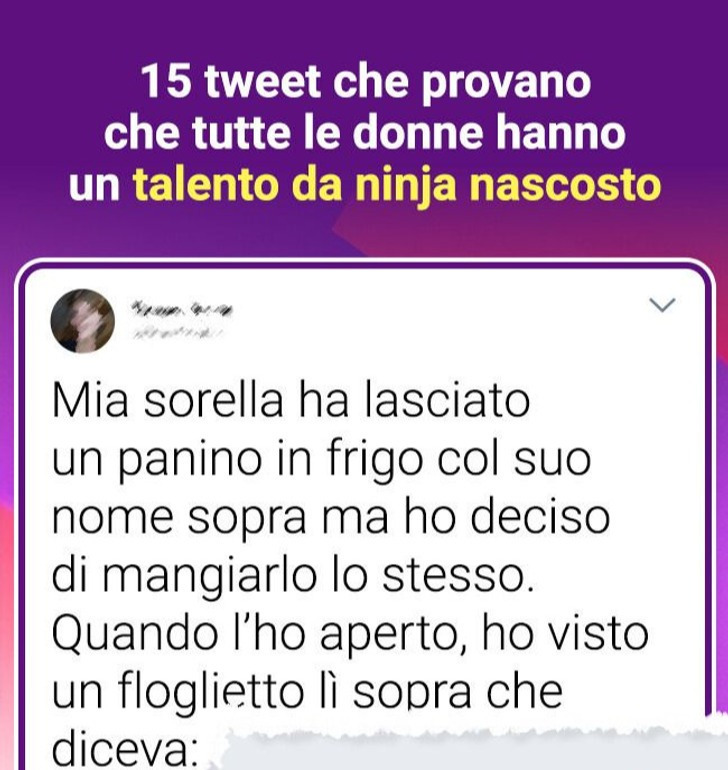 15 tweet che provano che tutte le donne hanno un talento da ninja nascosto