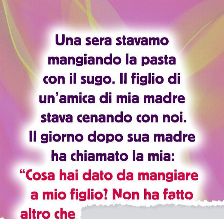 Più di 15 persone ammettono di preferire ancora oggi i pasti poveri a cui erano abituati nella loro infanzia