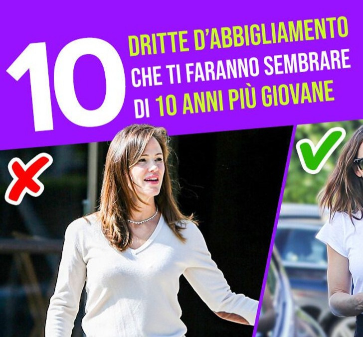 10 dritte d’abbigliamento che ti faranno sembrare di 10 anni più giovane